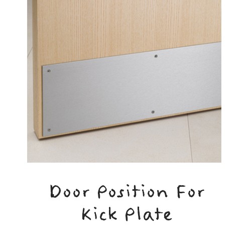 Door Position For Kick Plate